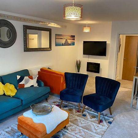 Luxury Modern 1Bed Sea View Apartment Rhôs-on-Sea Extérieur photo