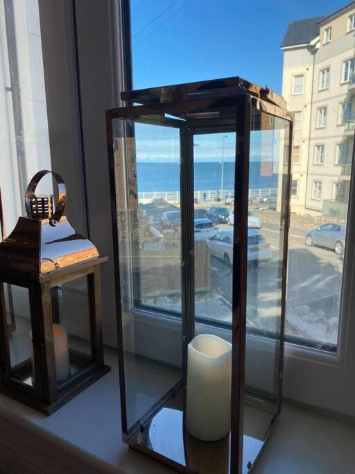 Luxury Modern 1Bed Sea View Apartment Rhôs-on-Sea Extérieur photo