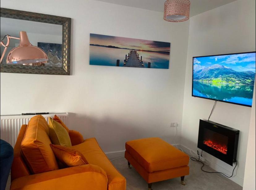 Luxury Modern 1Bed Sea View Apartment Rhôs-on-Sea Extérieur photo